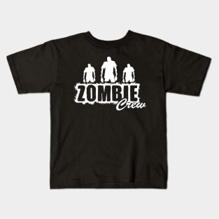 Zombie crew with three zombies Kids T-Shirt